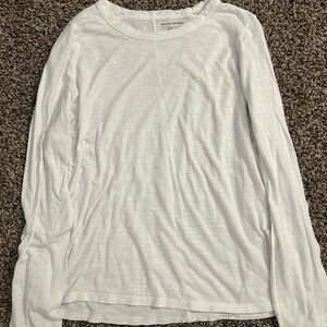 Banana Republic Cozy Slub white long sleeve shirt. Like new, worn twice. Size XL